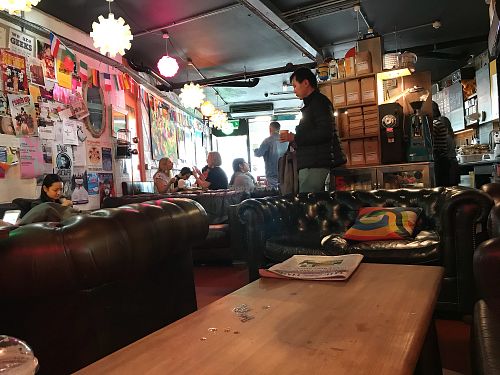 Inside at Fuckoffee in South East London