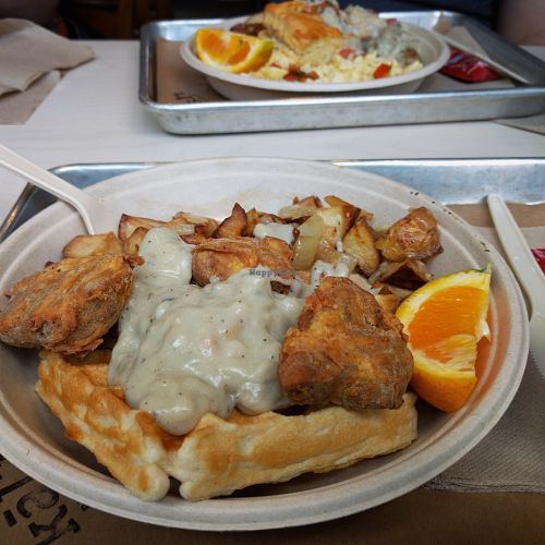 Fried Clucker Crisps & Waffles at Kal'ish in Chicago