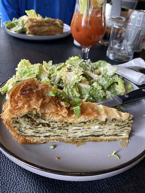 Barek Lunch w a Caesar side salad  at The Lemon Tree in St Catharines