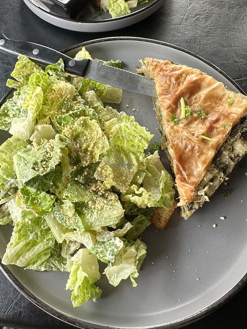 Burek with Caesar salad  at The Lemon Tree in St Catharines