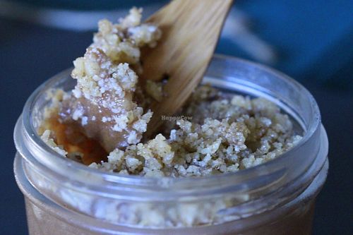 rawesome applie pie, raw vegan gluten free at Caked Up in Rancho Cucamonga