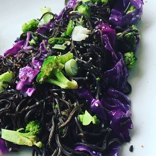 Black bean chow mein  at SUKA in San Juan