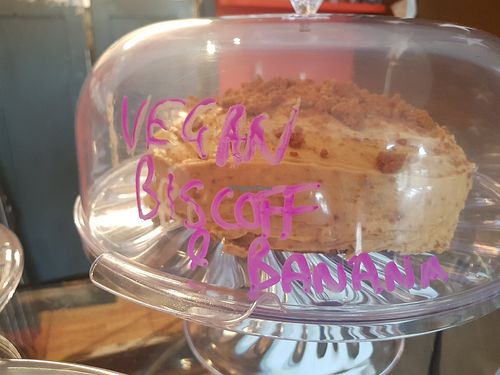 Biscoff and banana cake 😋 at McNab's in Barnard Castle