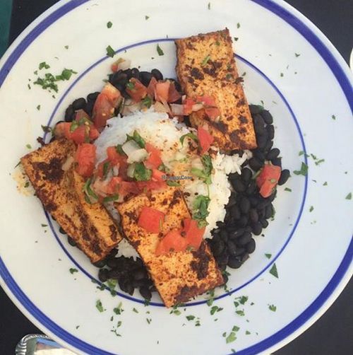 blackened tofu at River City Grill in Yuma