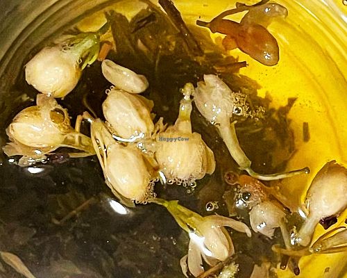 Jasmine tea. at QB Vegan in Berlin