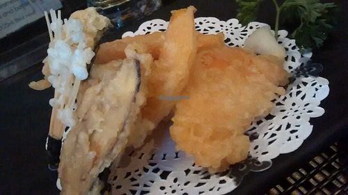 Vegetable tempura at Nippon Kitchen in Glasgow
