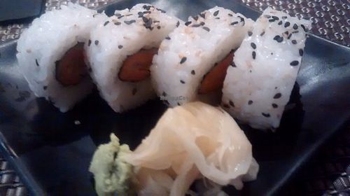 Tempura sweet potato maki at Nippon Kitchen in Glasgow