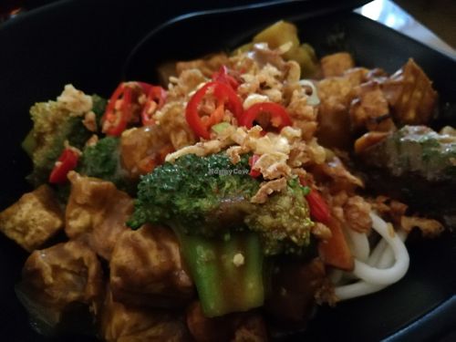 Tofu noodles at Nippon Kitchen in Glasgow