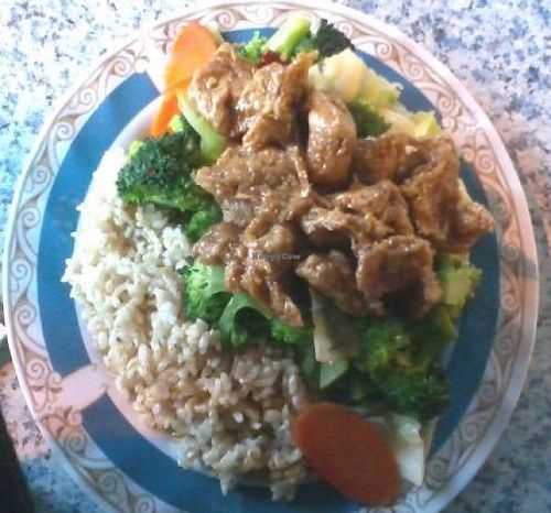 Vege Ginger Chicken at Emmy's Vege House in Bainbridge Island