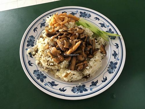 Mushroom rice at Sihaominshu in North Singapore