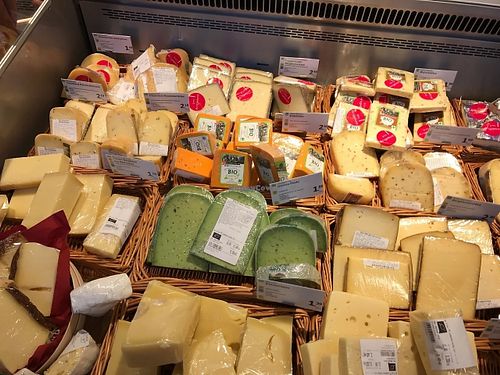 cheese at denn's Biomarkt in Chemnitz