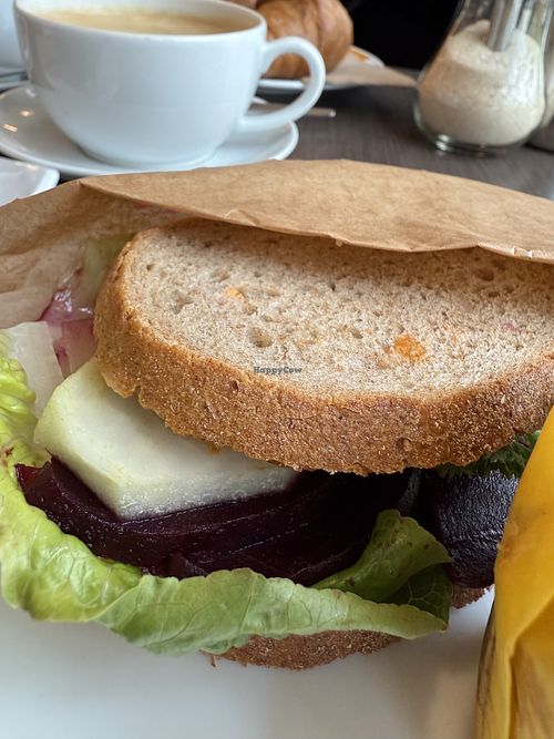 vegan sandwich  at denn's Biomarkt in Chemnitz