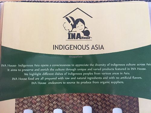 restaurant info at INA House in Chiang Mai