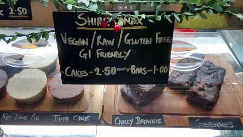 raw cajes at Affogato  in Edinburgh