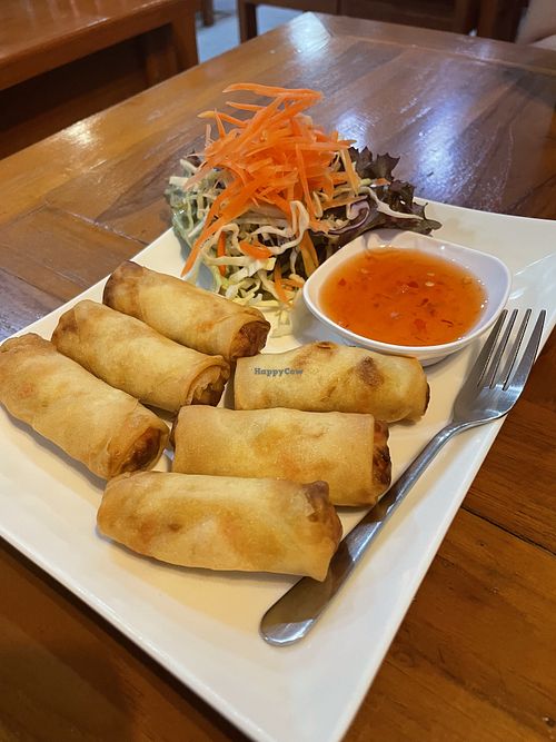 Vegetable spring rolls  at No.9 2nd Restaurant in Phuket