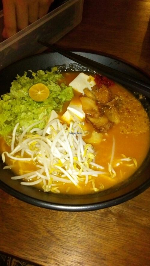 Jawa mee for dinner. So big and so yummy. at Pinxin Vegan Cuisine - 品馨蔬食 in Penang