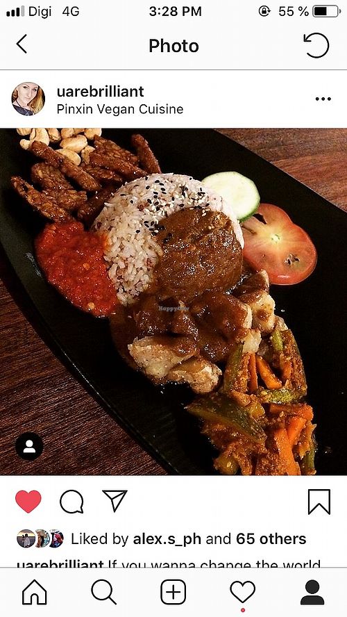 Nasi lemak at Pinxin Vegan Cuisine - 品馨蔬食 in Penang