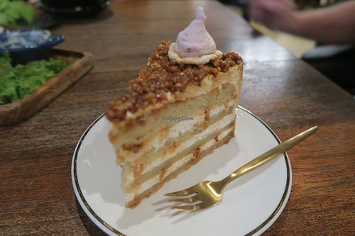 Almond Crunch Cake at Pinxin Vegan Cuisine - 品馨蔬食 in Penang