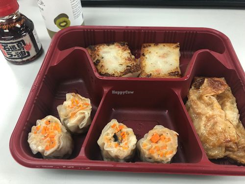 Dim sum: Pan-fried radish cakes, shao mai, bean curd rolls at Good Nuts in New Territories