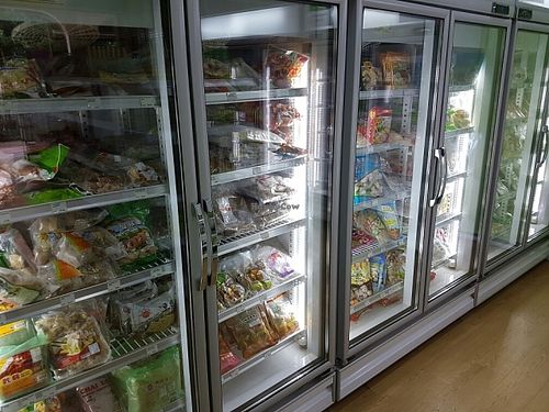 wide and complete range of mock meat and soy pdts at Origin Mart in North Singapore