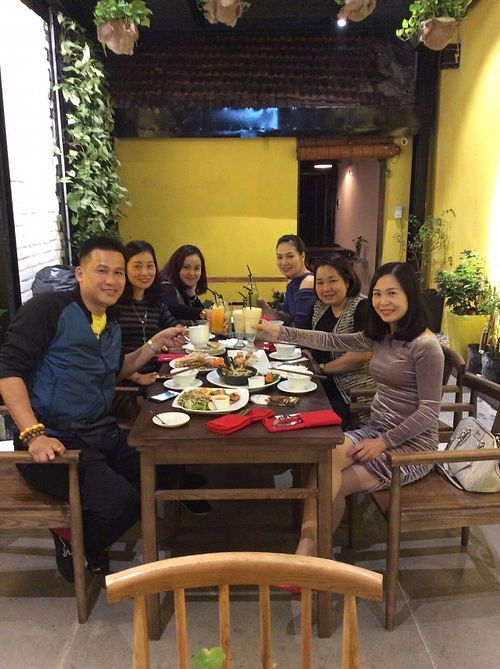 taste the vegan food with Friends! at Minh Chay - Hang Gai in Hanoi