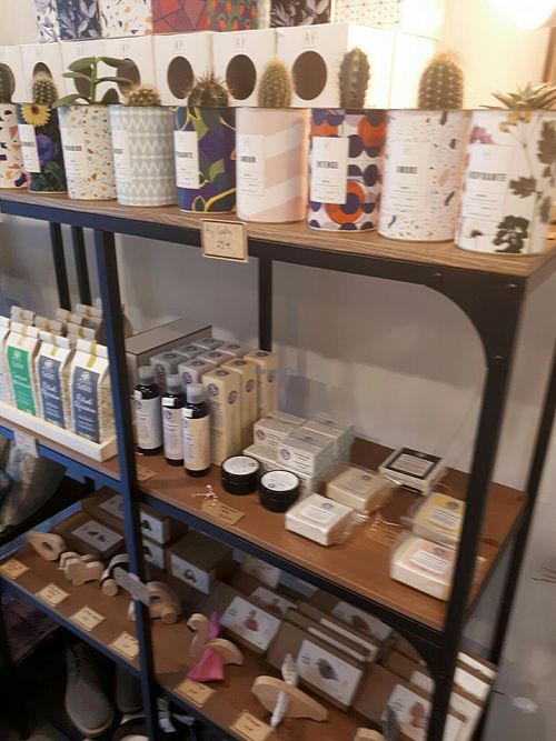 More organic products at Cactus General Store in Bordeaux