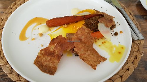 Main dish at ONA in Ares