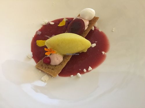 dessert at ONA in Ares