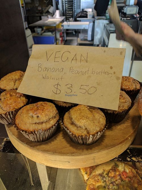 Vegan muffins  at Suffolk Park Bakery in Suffolk Park