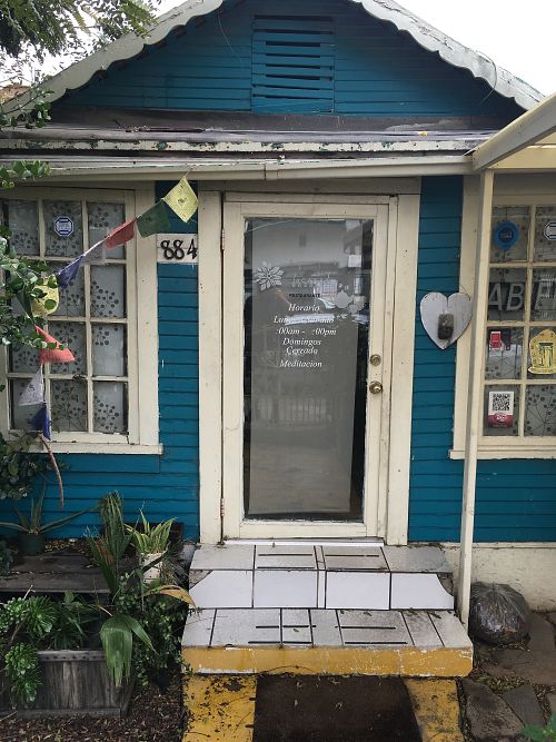 It would appear to be permanently shut down. The hours are scraped off the front door glass, and there is a chain and padlock on the front gate. at La Casa de Brebajes in Ensenada