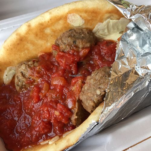 veggie ball  at Greens and Grains in Northfield