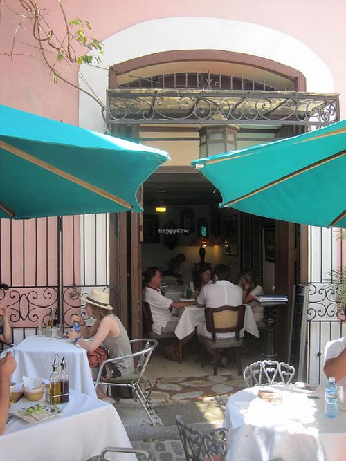 Terrace at Dona Eutimia in Havana