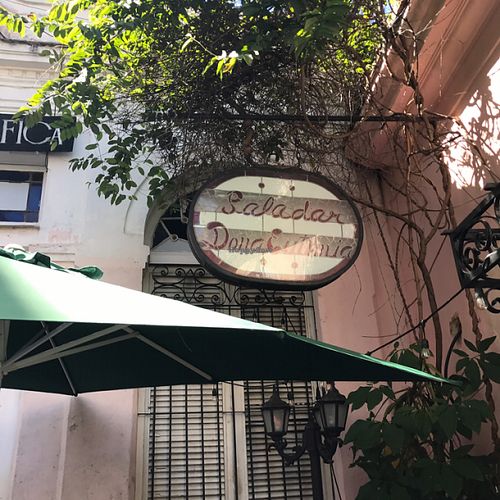 sign  at Dona Eutimia in Havana