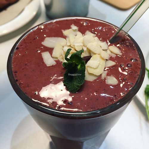 coconut berry smoothie  at Picnic in Glasgow