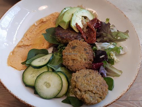 Menu of the day / Main / Falafel bowl at Le Pain Quotidien - Velazquez in Madrid