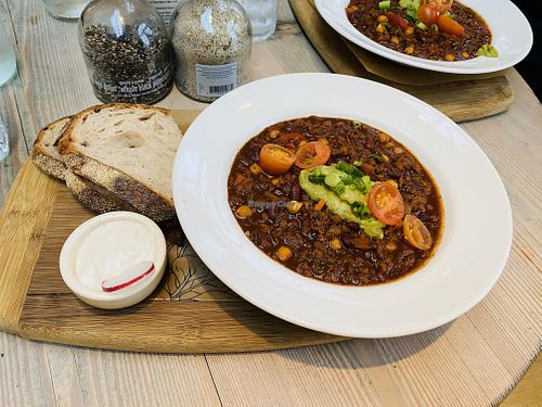 Chilli sin carne  at Le Pain Quotidien in Kildare