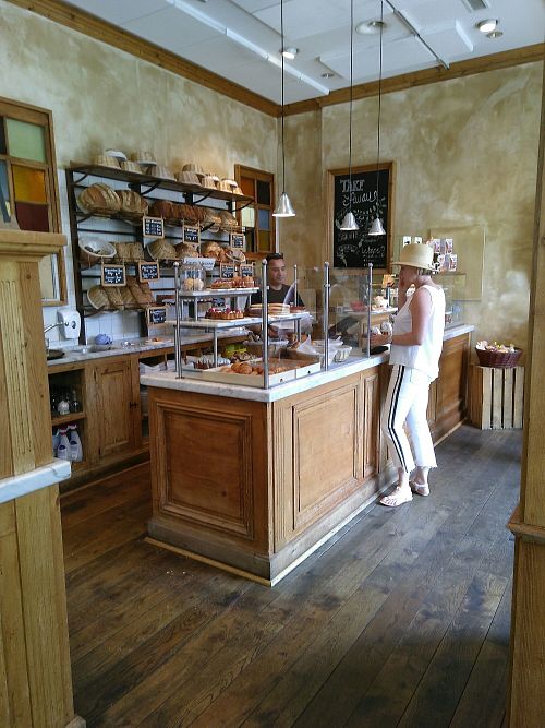 Fresh breads and pastries at Le Pain Quotidien in Zurich
