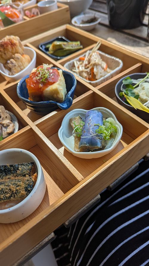 Vegan Lunch Bento at Eat Bar & Patio Haraneri in Vancouver