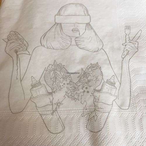 napkin at Dogma in Utrecht