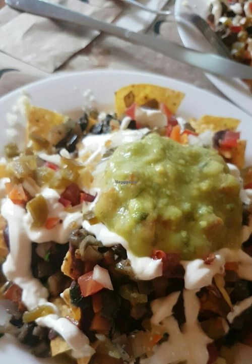 vegetarian nachos  at Azteka in Rio De Janeiro