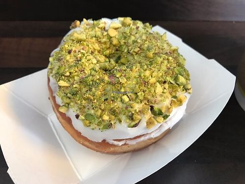 Pistachio donut at The Rolling Donut - Bachelors Walk in Dublin