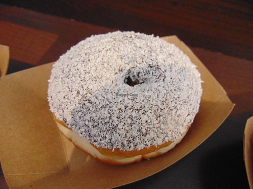 Vegan chocolate and coconut at The Rolling Donut - Bachelors Walk in Dublin