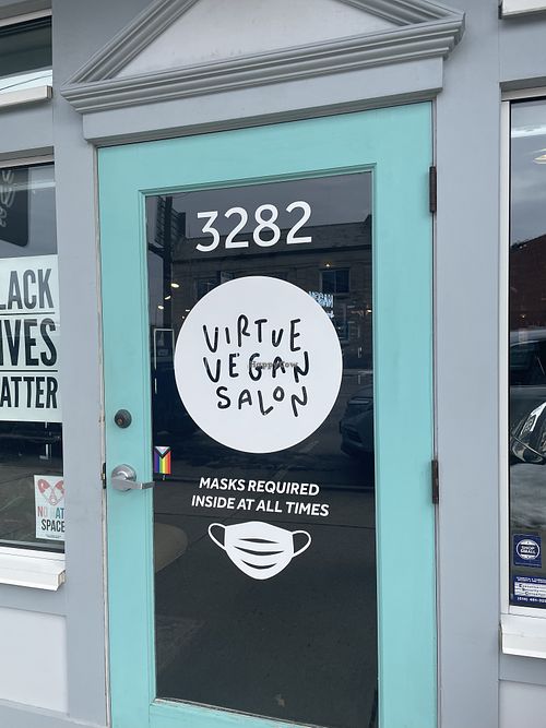 Door  at Virtue Salon in Columbus