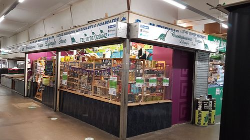 Outside at Brontosaurus Vegan Lifestyle Store in Swansea