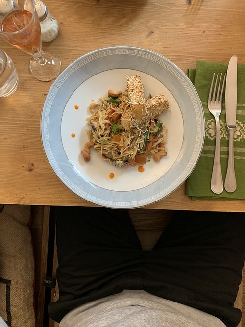 Plat principal at La Vege Table in Reims