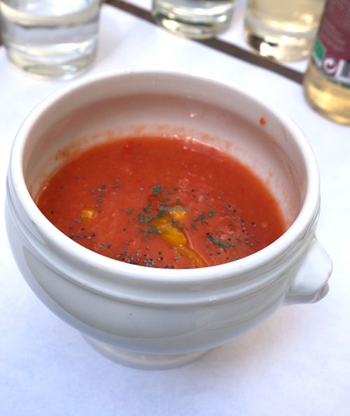 Gazpacho at La Vege Table in Reims