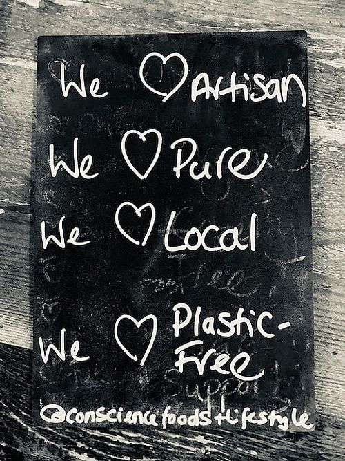 We support Local & Artisan suppliers. 

We will always strive to reduce packaging. 

See our large range of refills & please BYO bags, containers & bottles to save money & unnecessary packaging.  at Conscience Foods & Lifestyle in Bristol