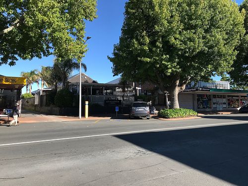 Outside at Abracadabra Cafe & Bar in Rotorua