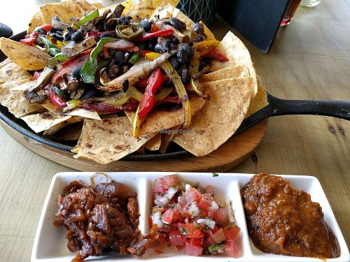 Vegan Nachos at Abracadabra Cafe & Bar in Rotorua