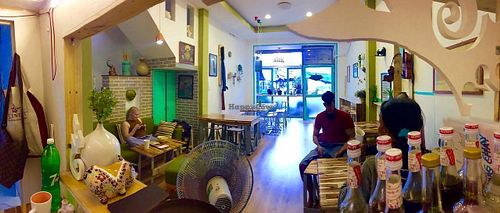 great asmotphere at Vegan Family Restaurant in Ho Chi Minh City